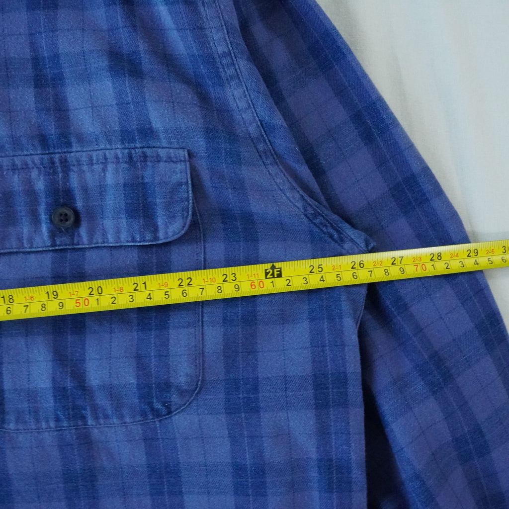 Tommy Hilfiger Plaid Cotton Flannel Button Up Shirt | Vintage | XL