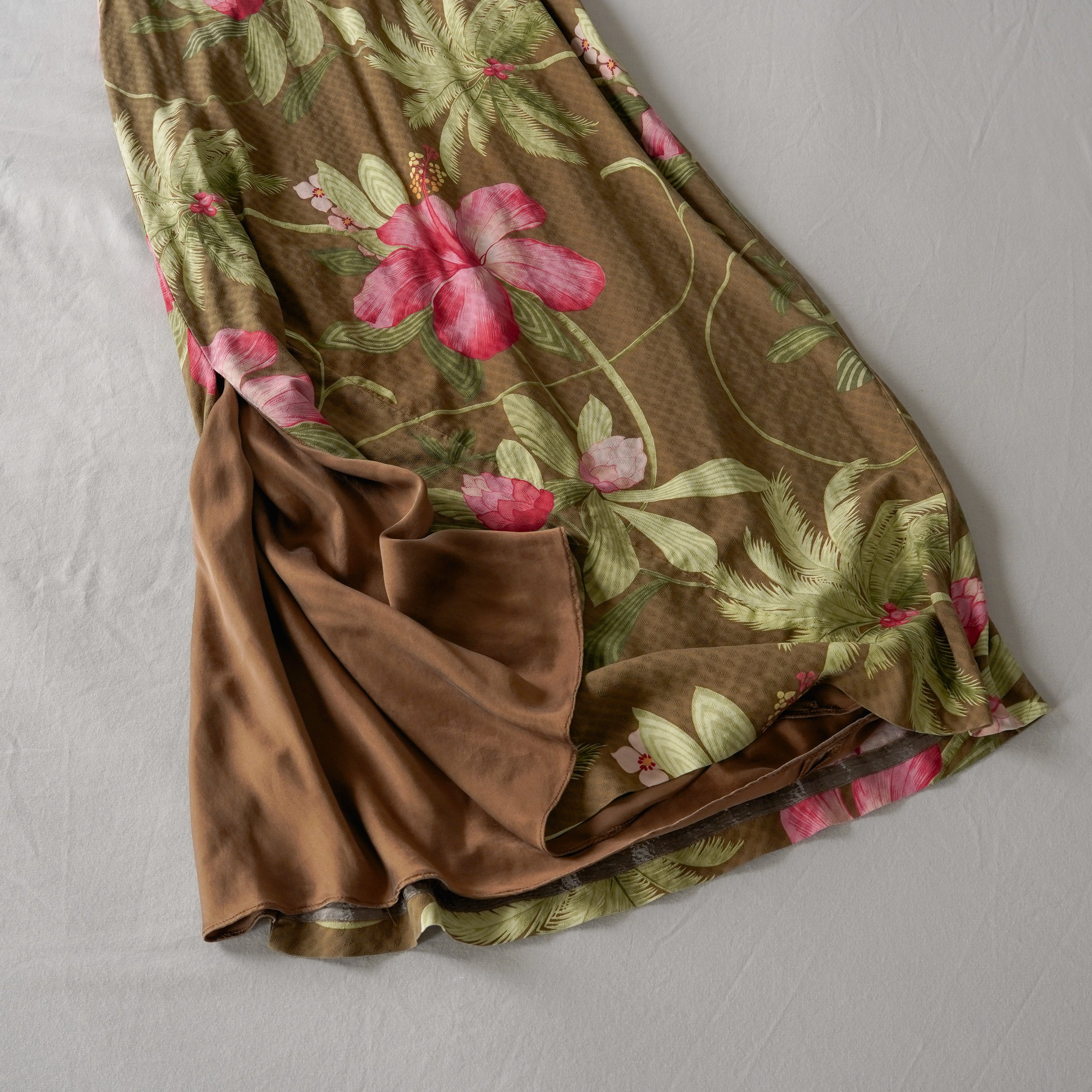 Tommy Bahama 100% Silk Tropical Floral Maxi Dress | Y2K | Size 4