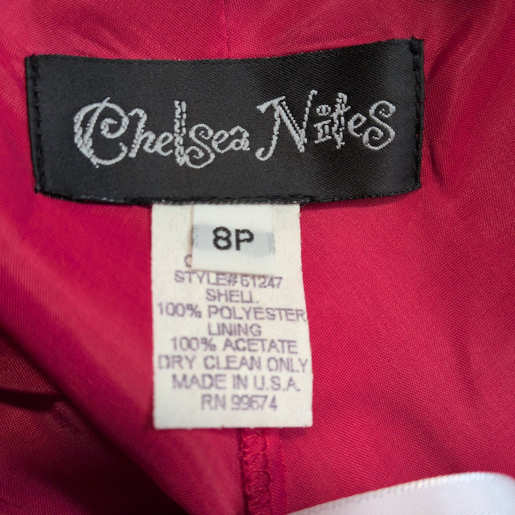 Chelsa Nites Ruby Evening Slip Dress | Vintage| Size 8P