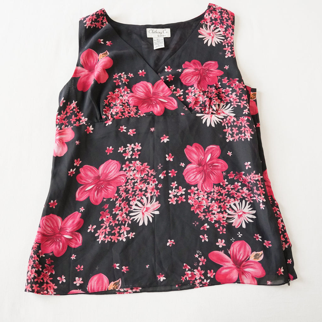 Clothing Co by Notations Floral Blouse | Y2K | Large