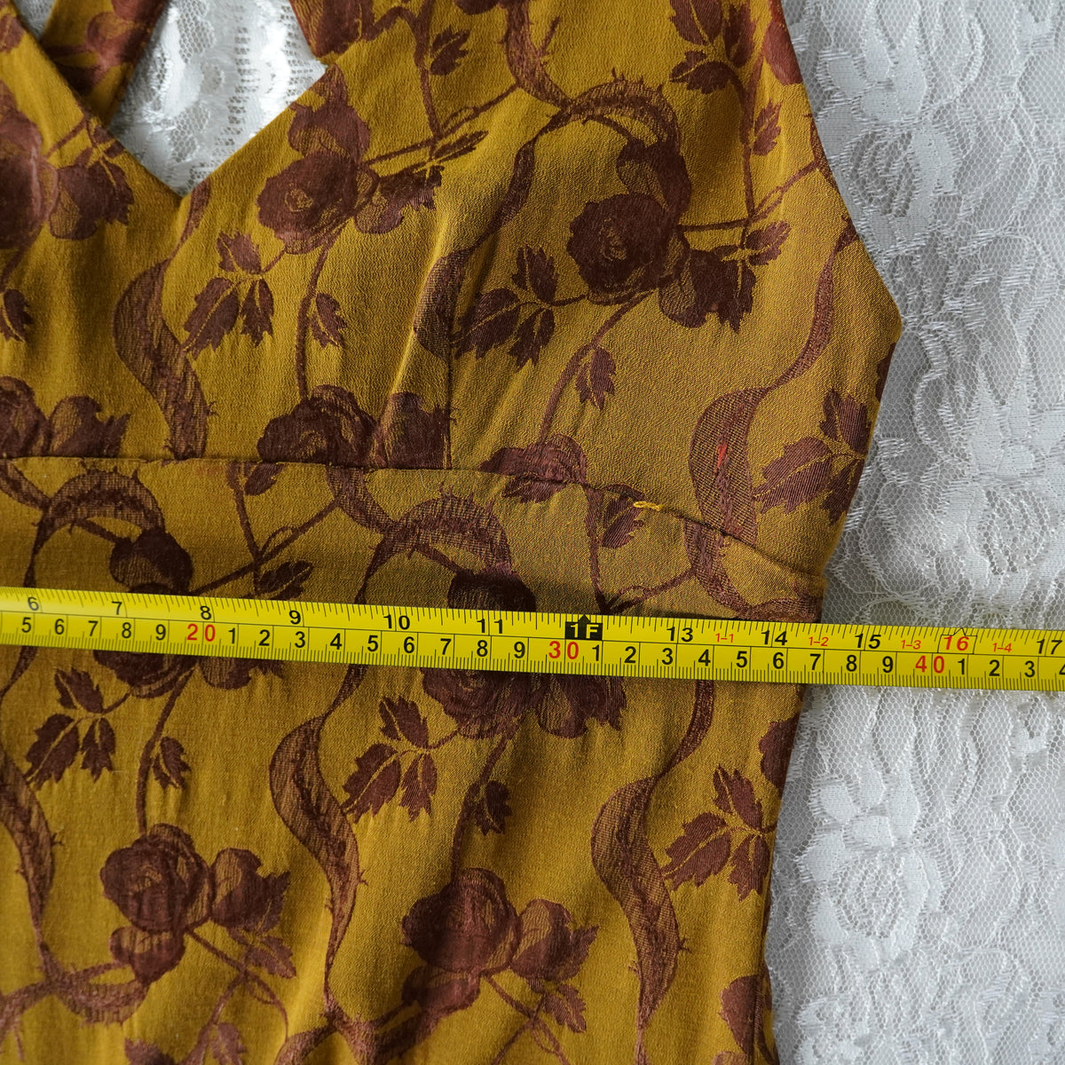 Nicole Miller Floral Brocade Dress | Vintage | Size 8