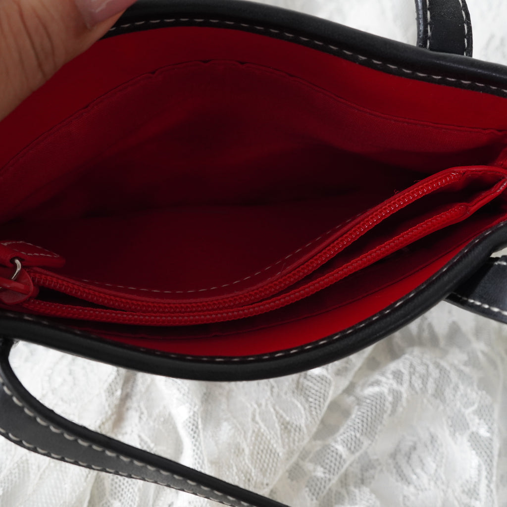 Liz Claiborne Floral Beaded Shoulder Bag