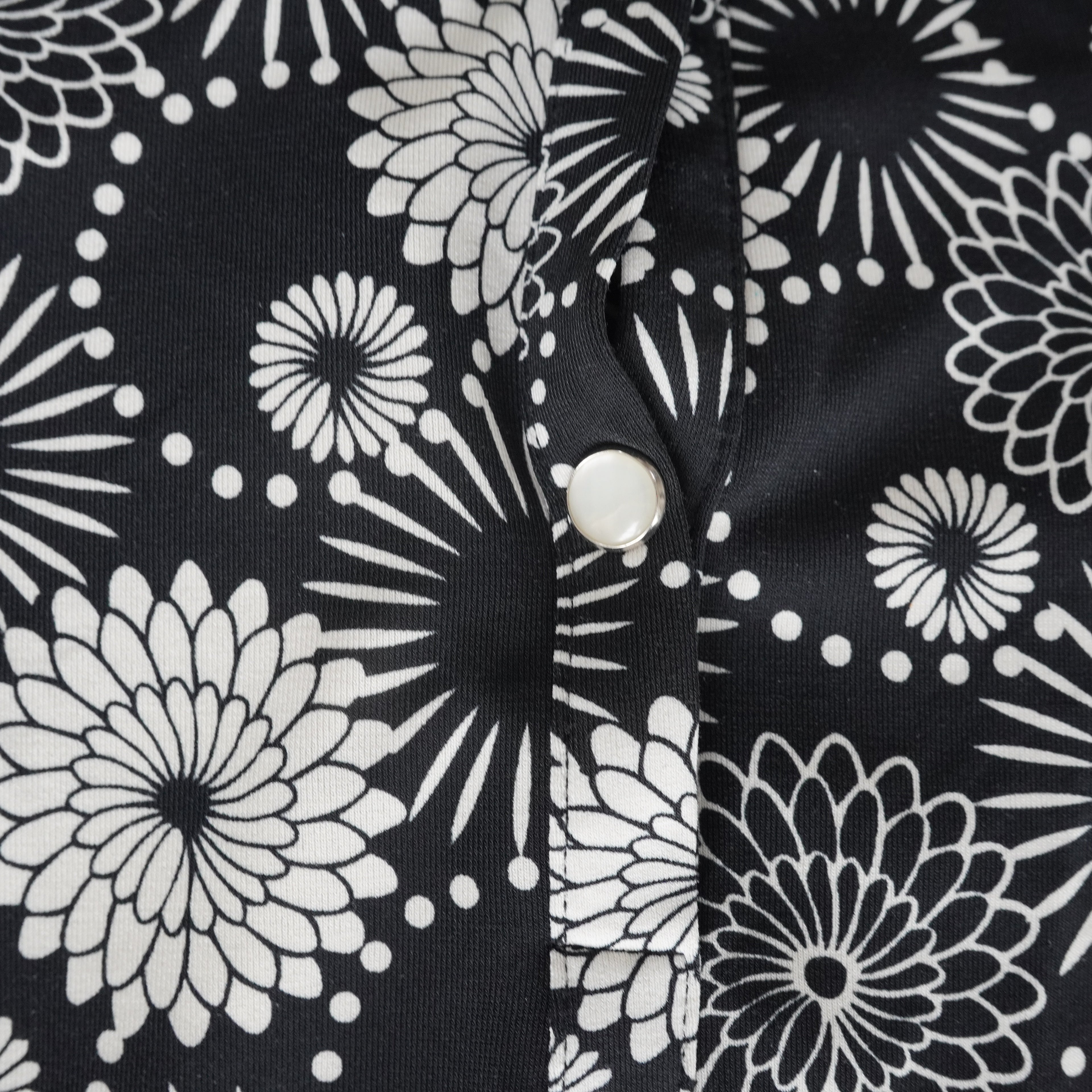 Express Floral Stretch Polo Top | Y2K | Size Small