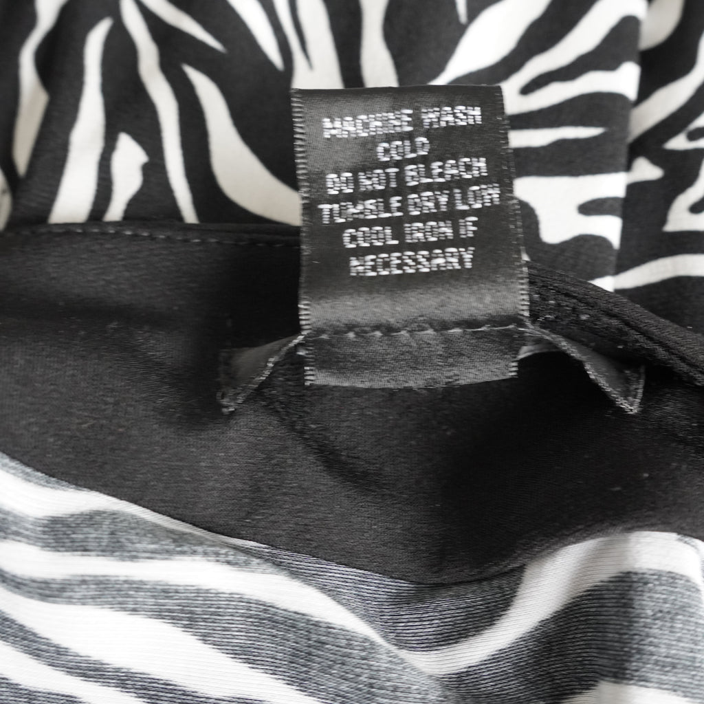 Glamour Zebra Print Maxi Dress | Y2K | Size 8