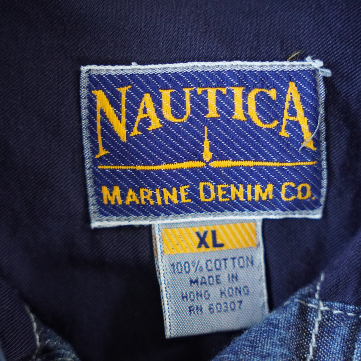 Nautica Marine Denim Co. Denim Sweatshirt | Vintage | XL