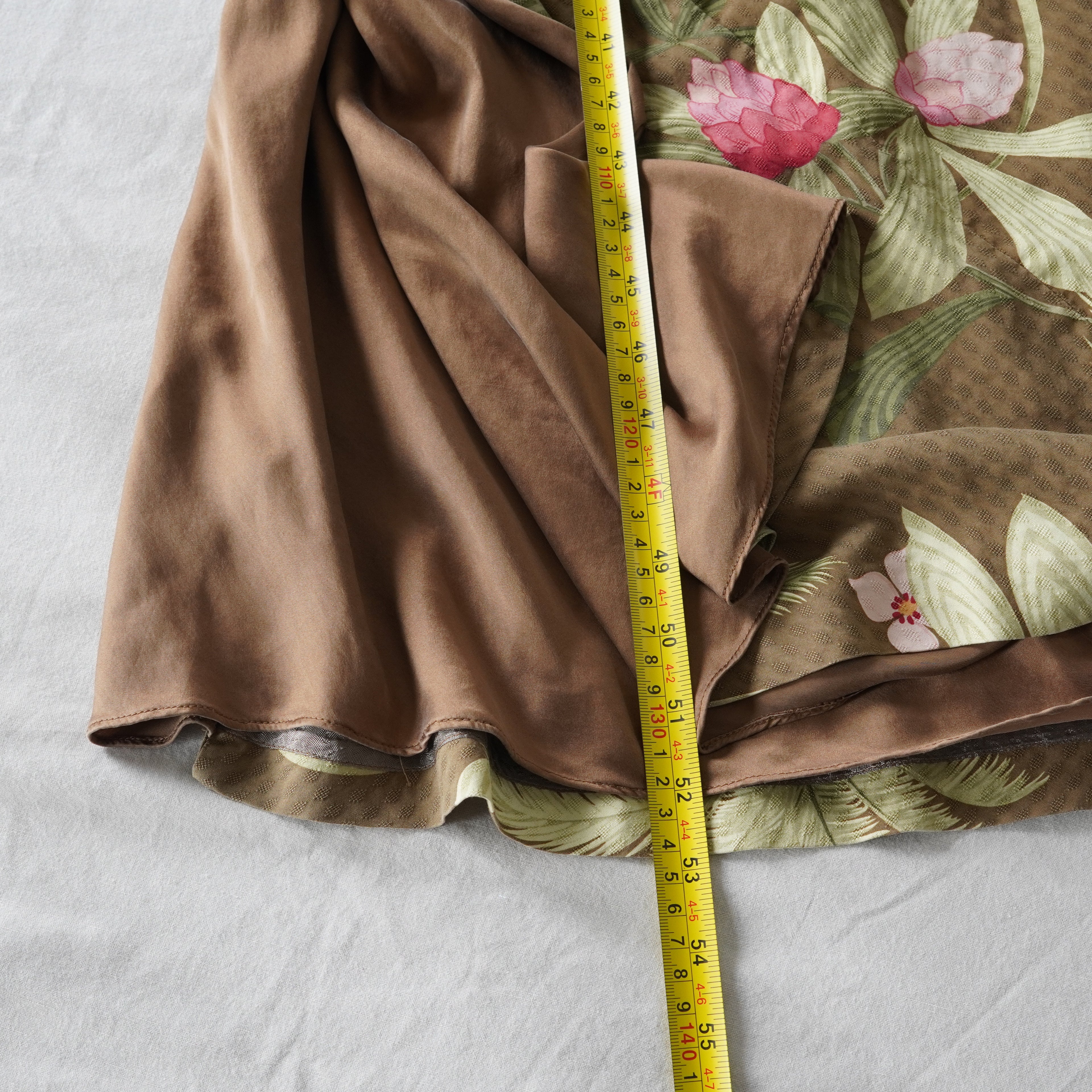 Tommy Bahama 100% Silk Tropical Floral Maxi Dress | Y2K | Size 4