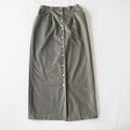 Valerie Peyson Olive Button Front Maxi Skirt | Vintage | Size 8