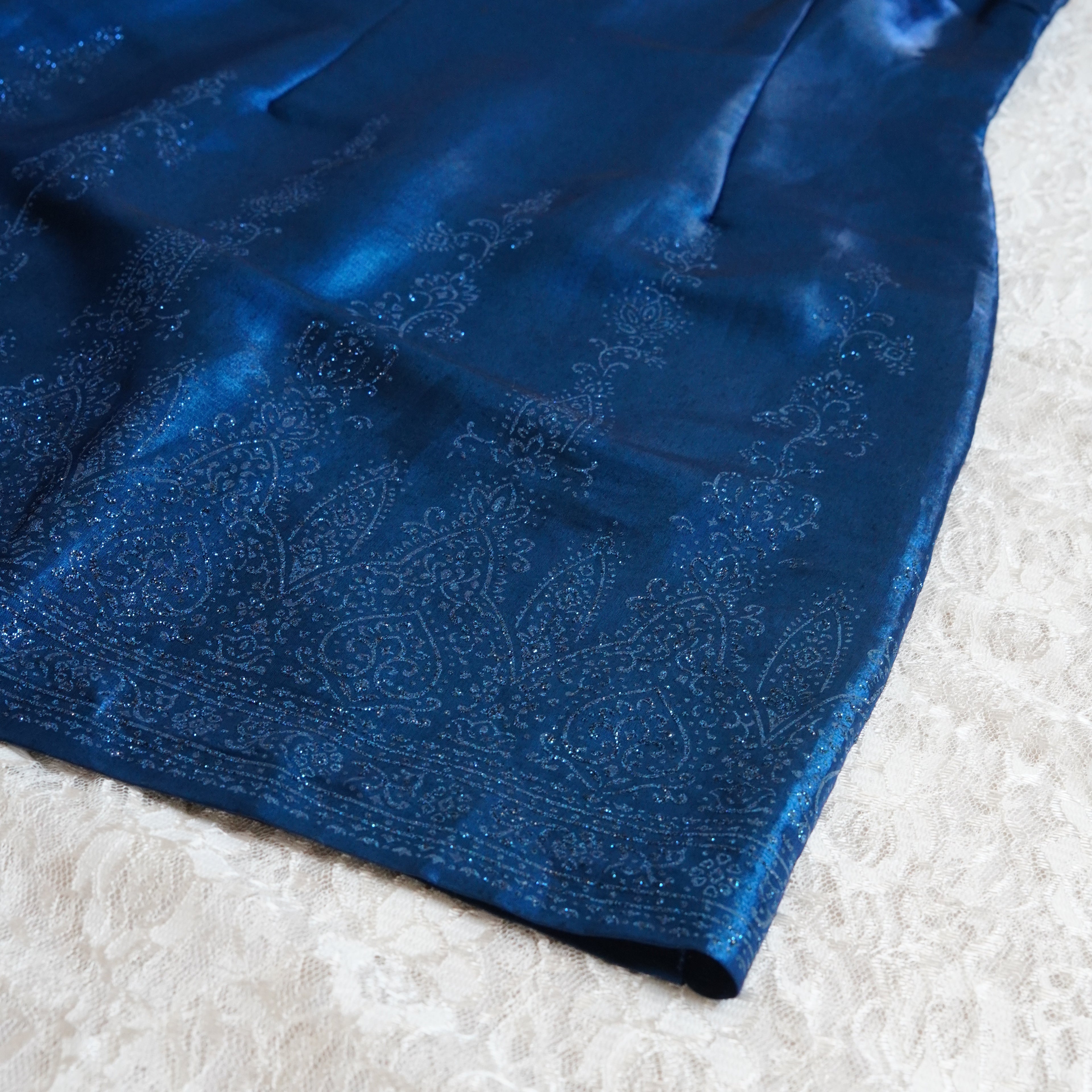 CDC Sapphire Blue Shimmer Sheath Dress | Size 6