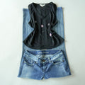 Outfit JPR Floral Embroidered Appliqué Tank Top | Y2K | Medium