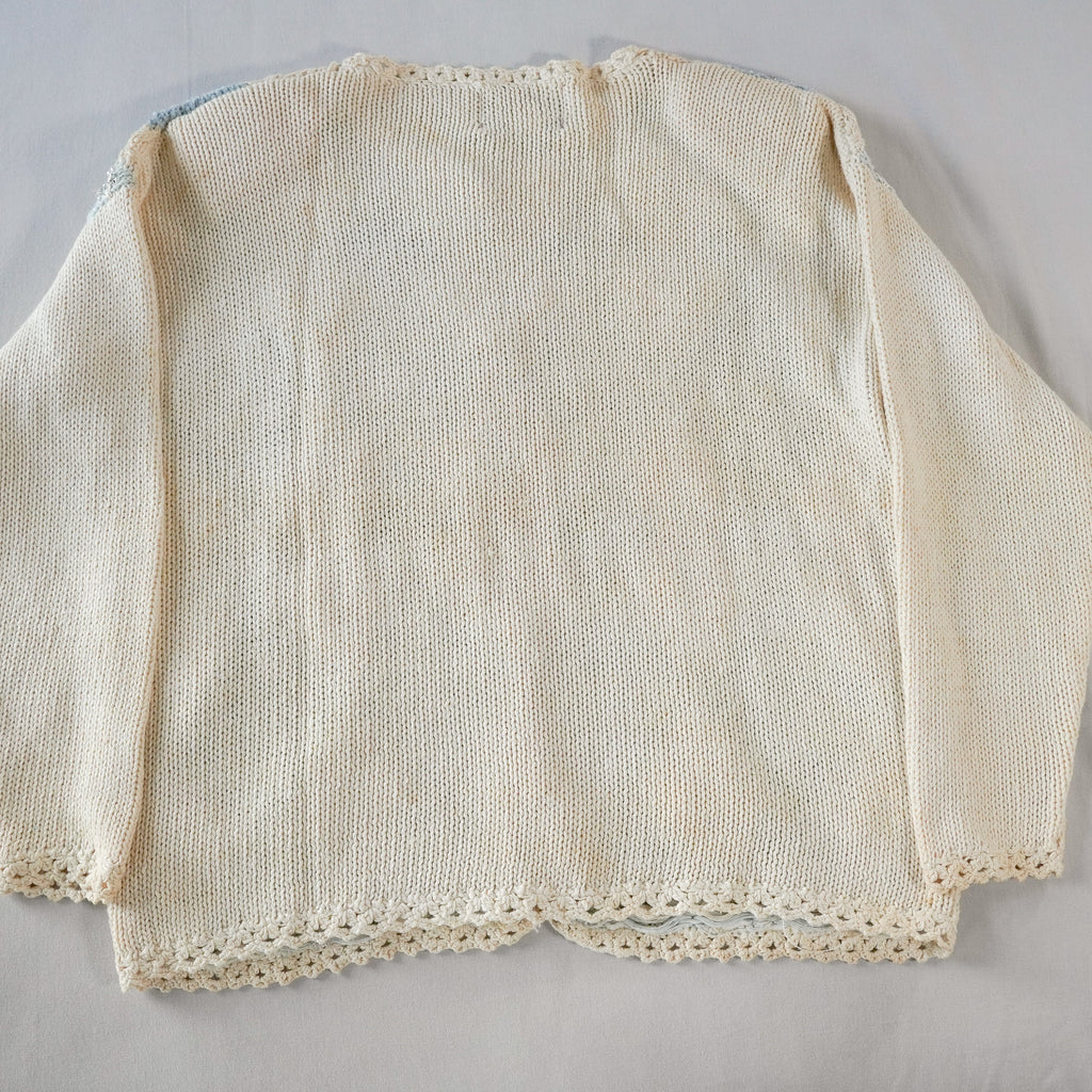 TIARA International Embellished Argyle Cardigan | Vintage | Size M