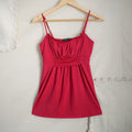 Rampage Ruched Empire Waist Cami | Y2K | Medium