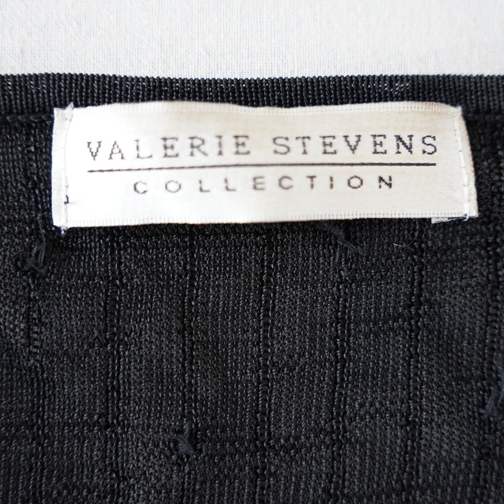Valerie Stevens Beaded Pointelle Cardigan | Vintage | Small
