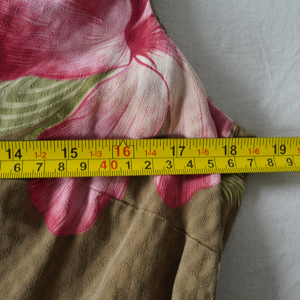 Tommy Bahama 100% Silk Tropical Floral Maxi Dress | Y2K | Size 4