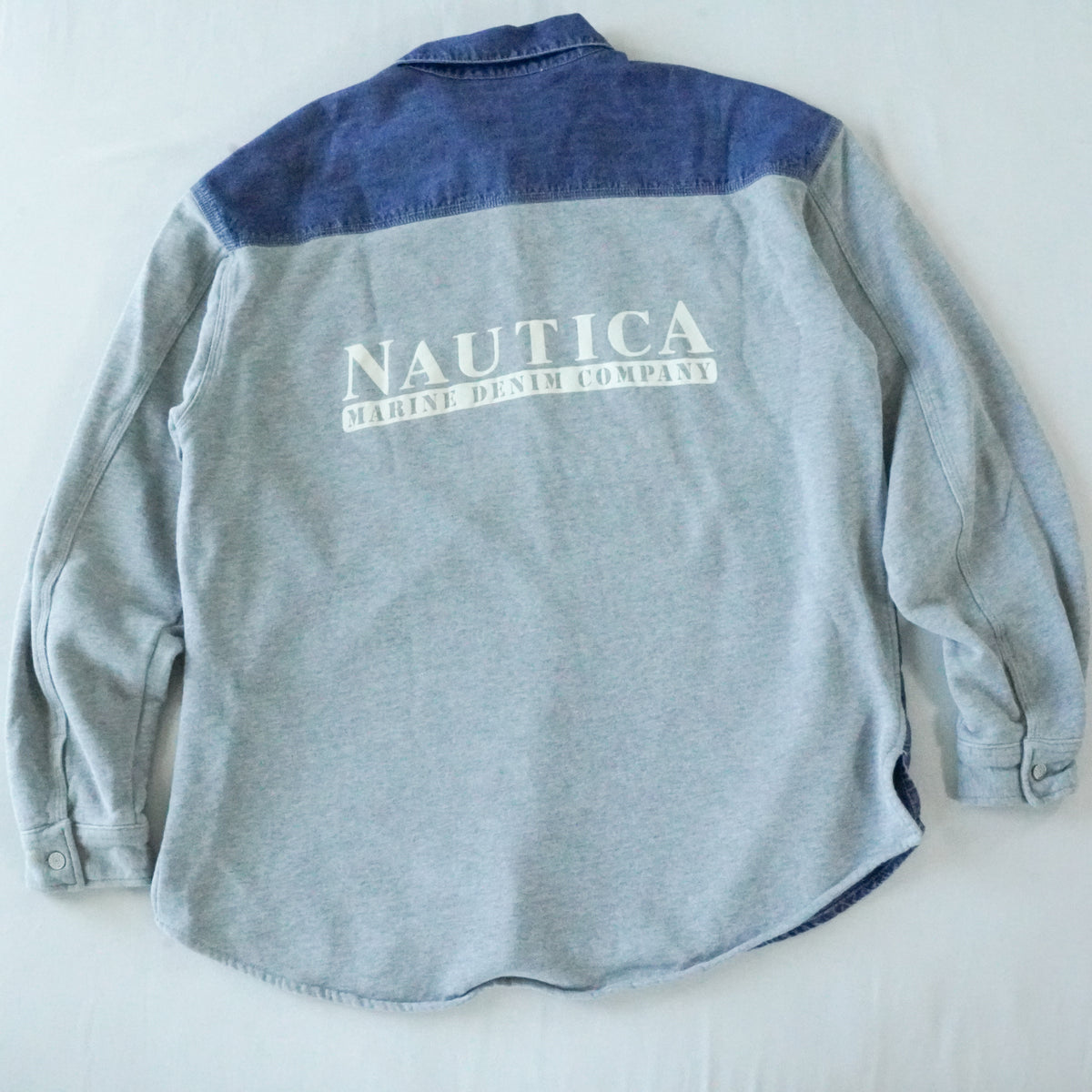 Nautica Marine Denim Co. Denim Sweatshirt | Vintage | XL