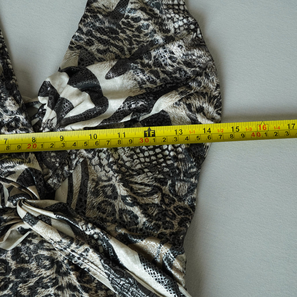 Y2K Animal Print Halter | Y2K | Medium