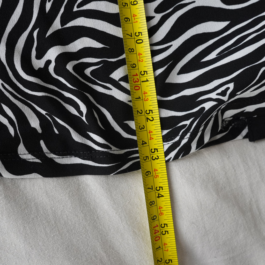 Glamour Zebra Print Maxi Dress | Y2K | Size 8