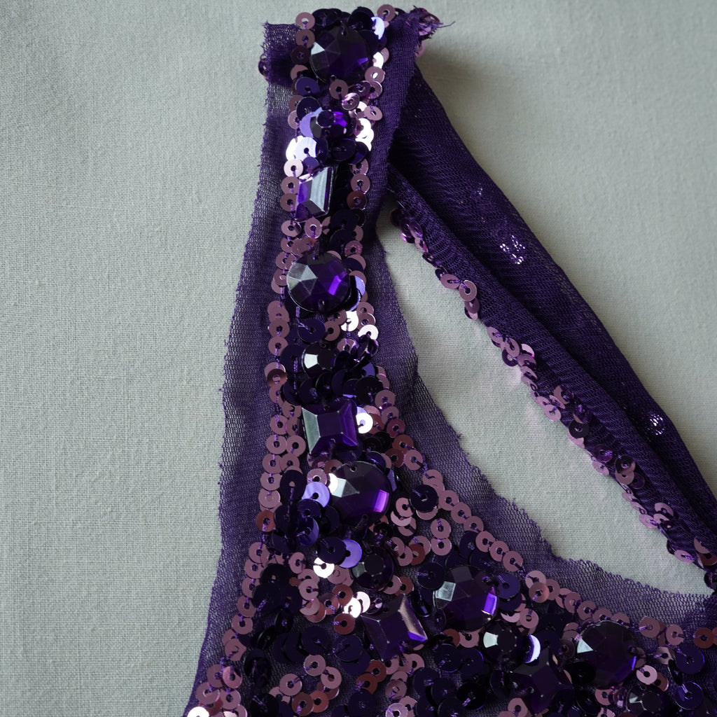 Lipstick Sleeveless Sequin Cami | Y2K | Size S