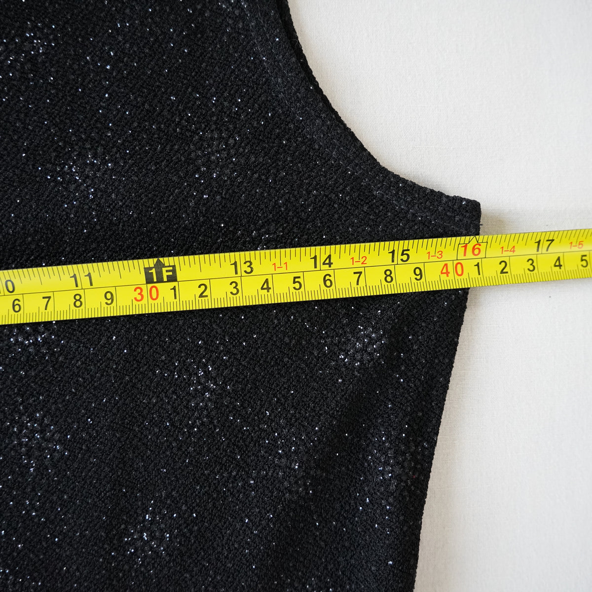California Concepts Black Metallic Glitter Mini Dress | Y2K | Size Medium