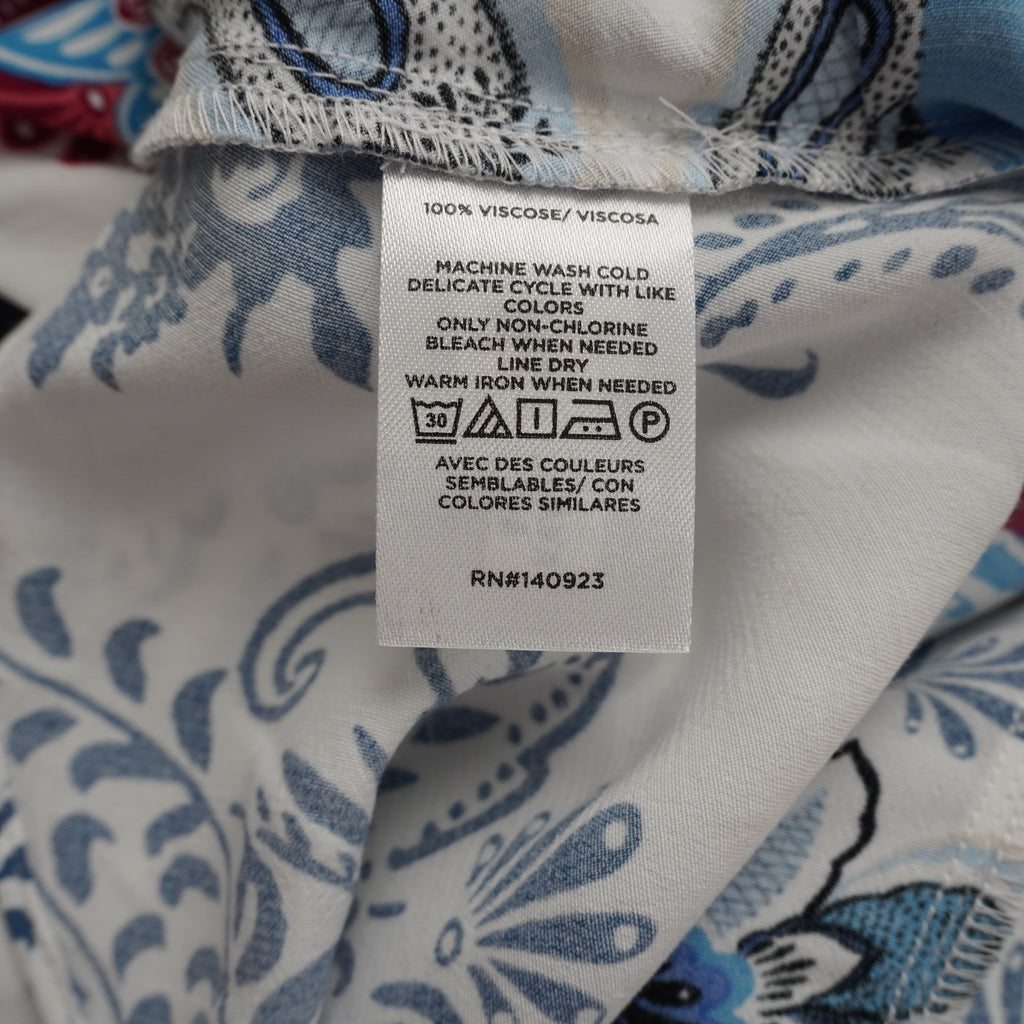 LOFT Petite Blue Floral Paisley Midi Slip Dress | NWT | Size 00P