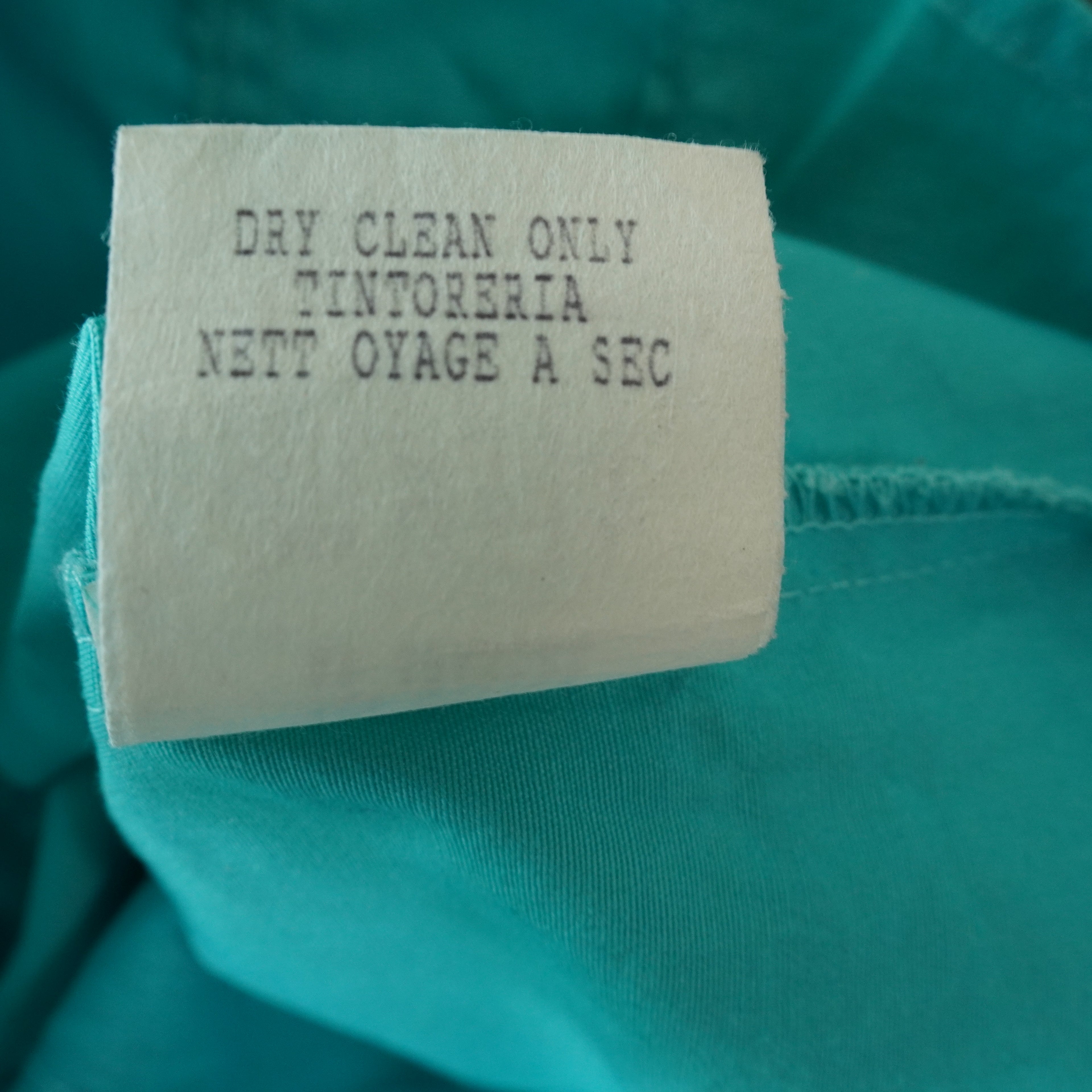 Bebe Y2K Turquoise Jewel Snap Fitted Button-Up Shirt | Small | Made in USA