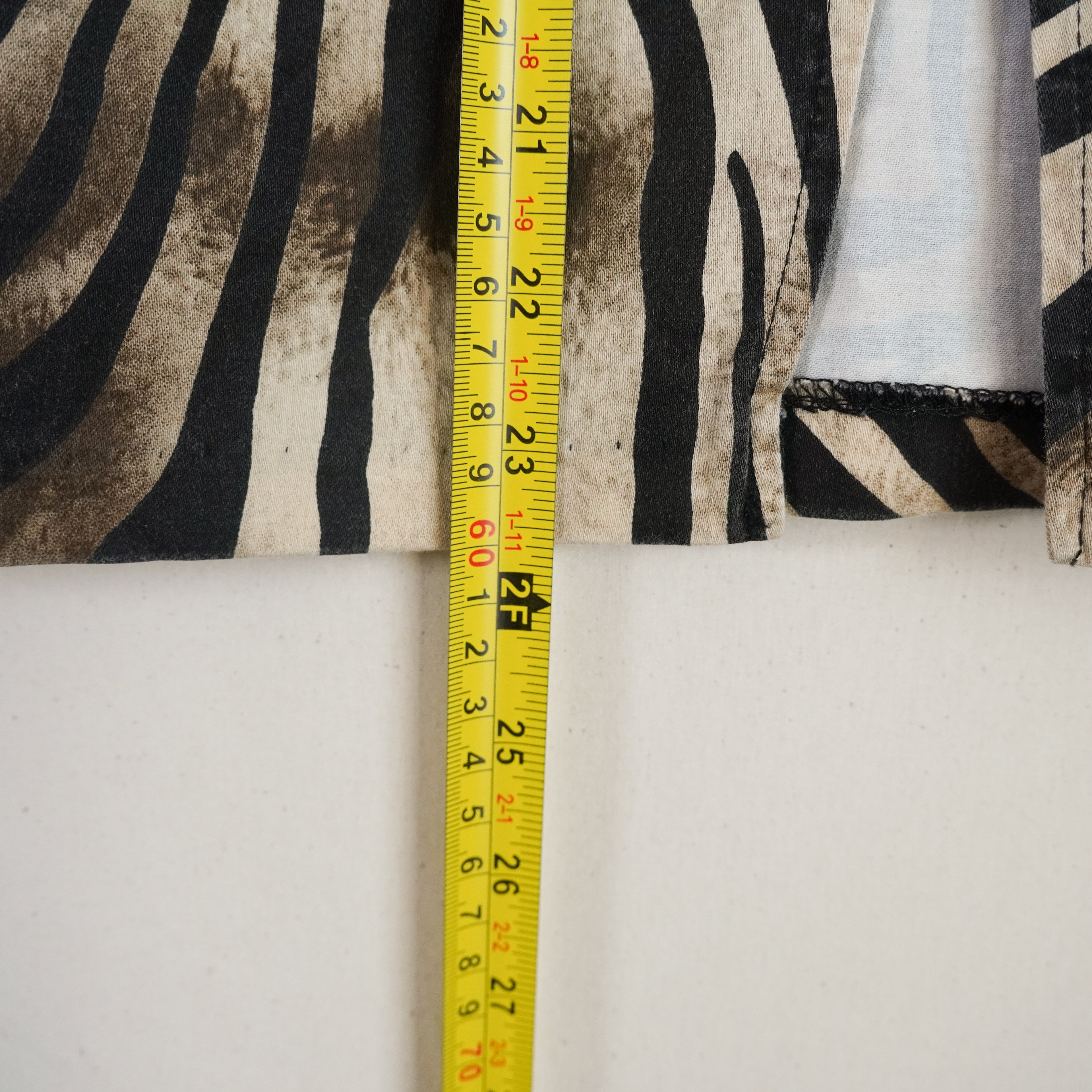 Event Zebra Print High Waist Pencil Skirt | Vintage | Large