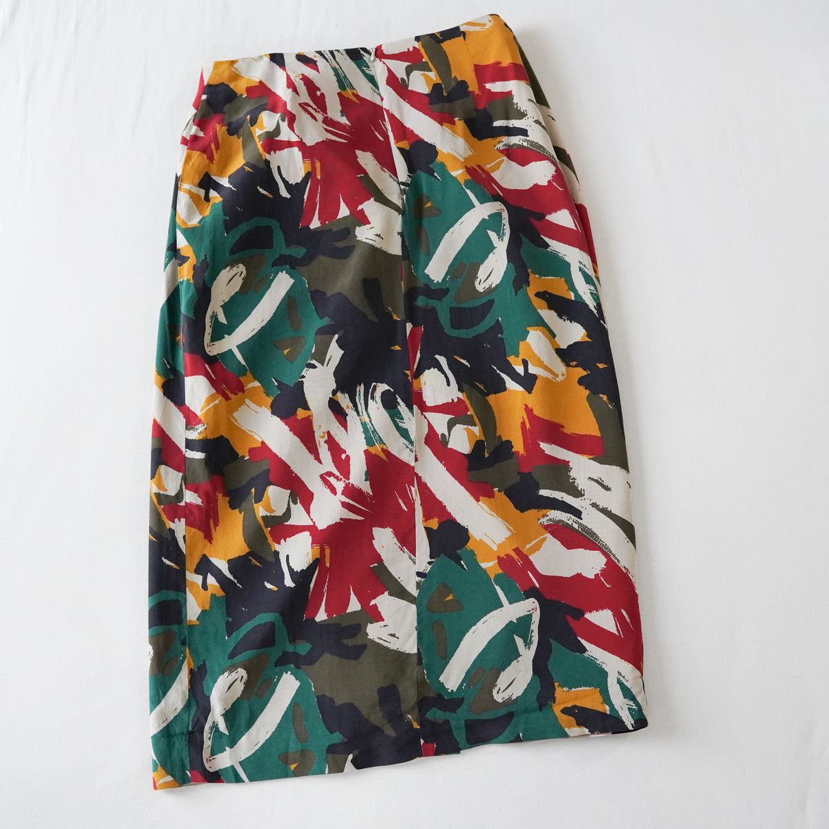 Jones New York Silk Wrap Midi Skirt | Vintage | Size 8