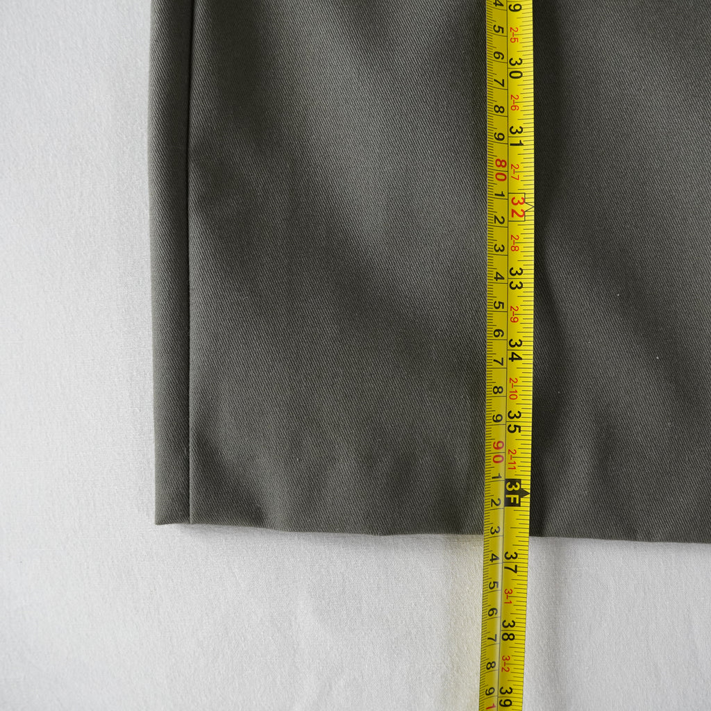 Valerie Peyson Olive Button Front Maxi Skirt | Vintage | Size 8