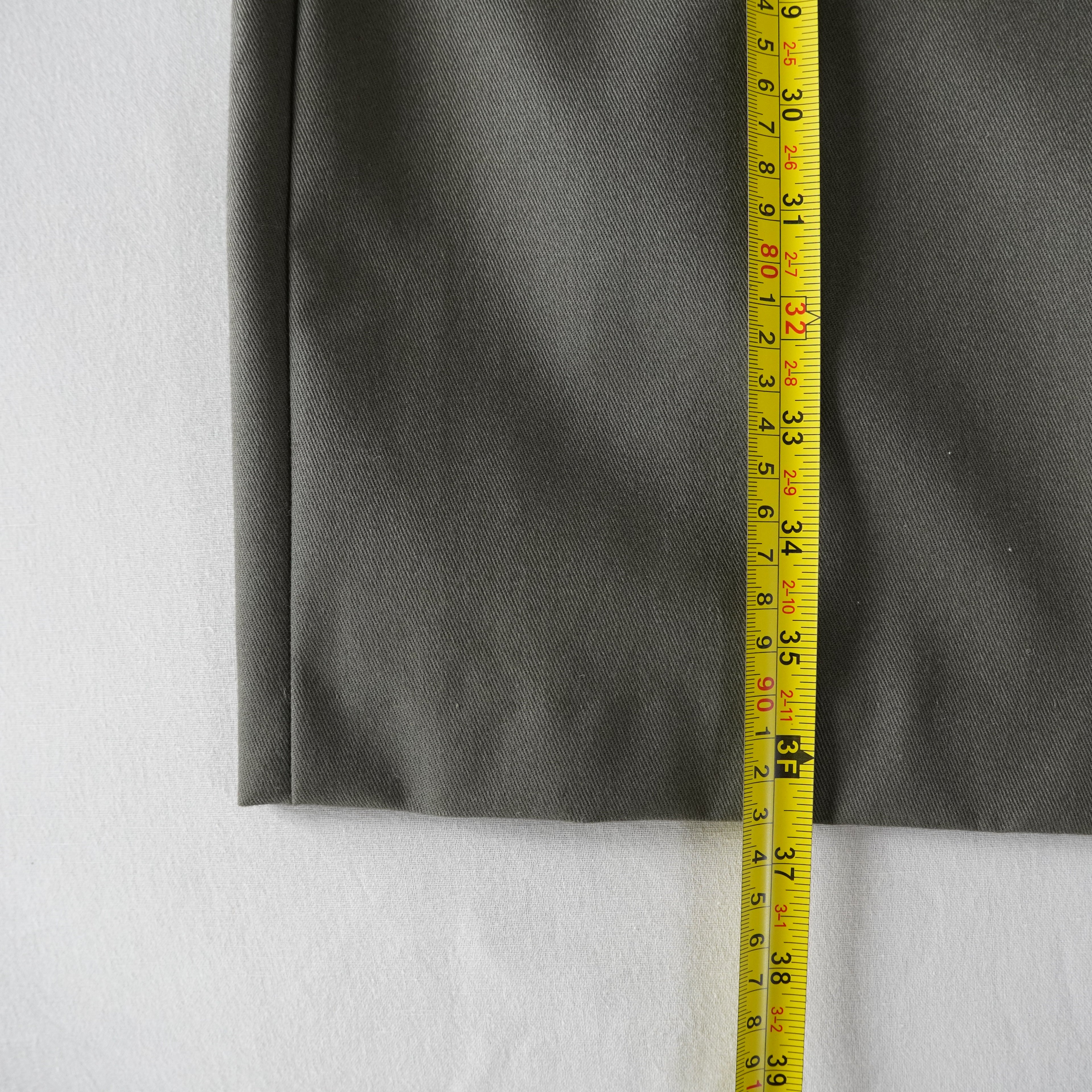 Valerie Peyson Olive Button Front Maxi Skirt | Vintage | Size 8