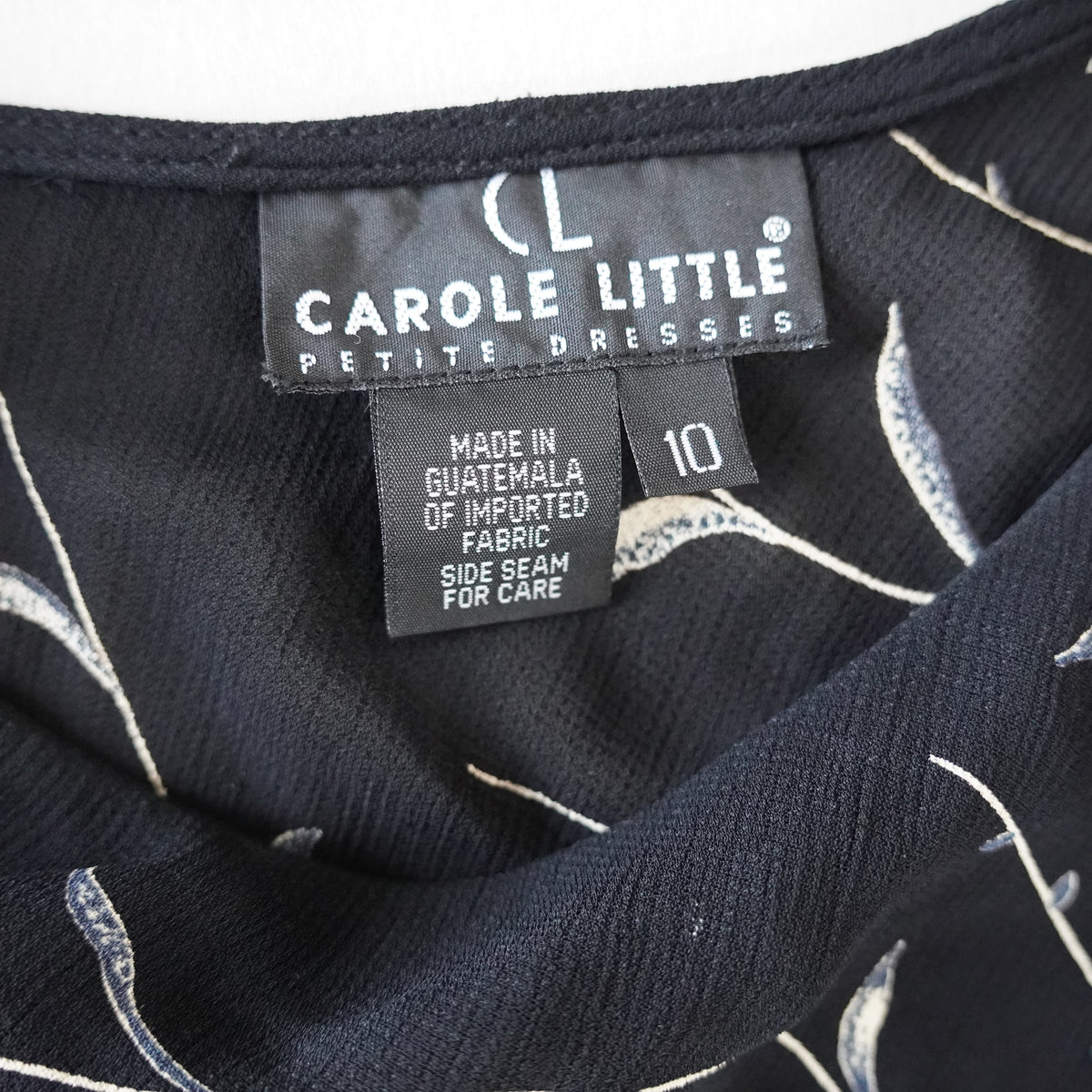 Carole Little Petite Floral Embroidered Blouse | Vintage | Size 10