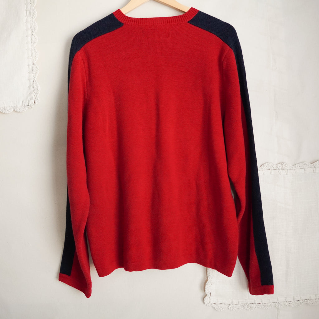 Abercrombie & Fitch V-Neck Sweater | Y2K | XLarge