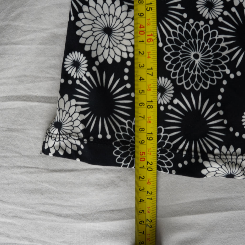 Express Floral Stretch Polo Top | Y2K | Size Small