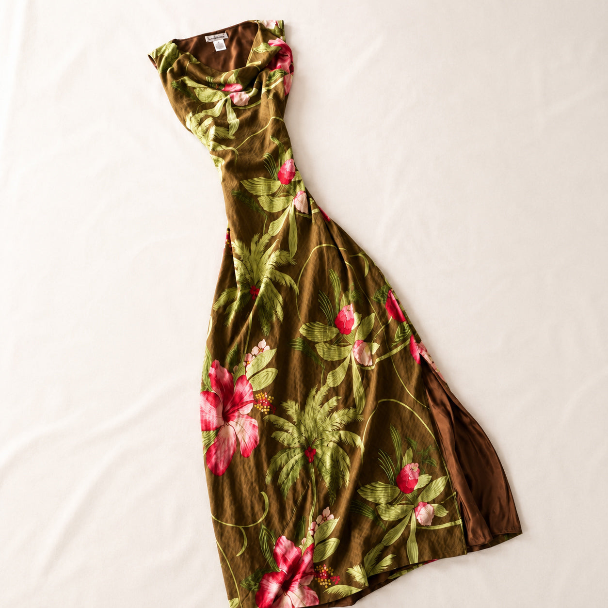 Tommy Bahama 100% Silk Tropical Floral Maxi Dress | Y2K | Size 4