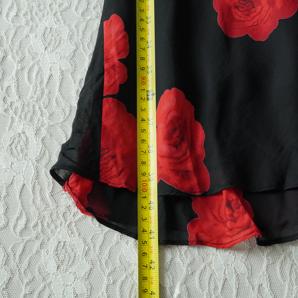 Jones New York Rose Print Midi Dress | Vintage | Size 14