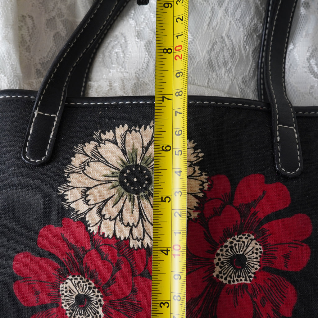 Liz Claiborne Floral Beaded Shoulder Bag