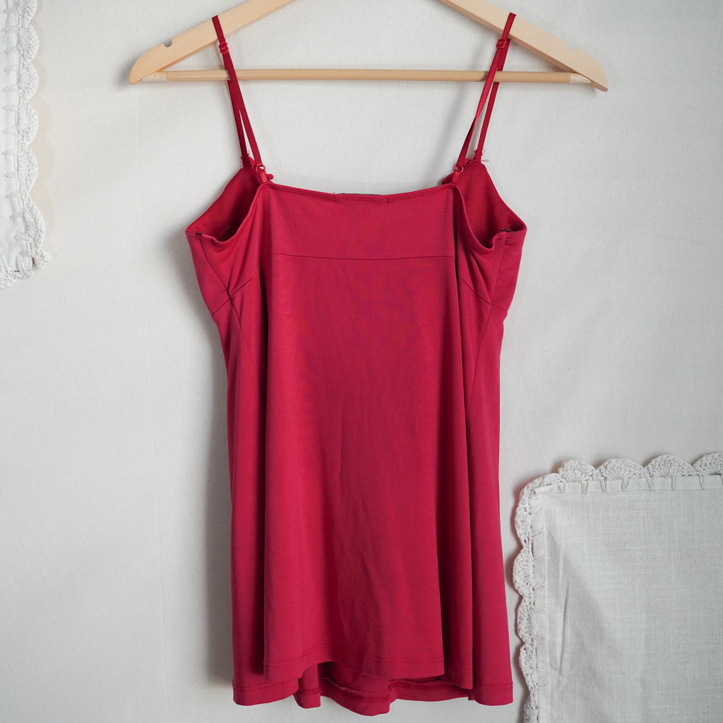 Rampage Ruched Empire Waist Cami | Y2K | Medium