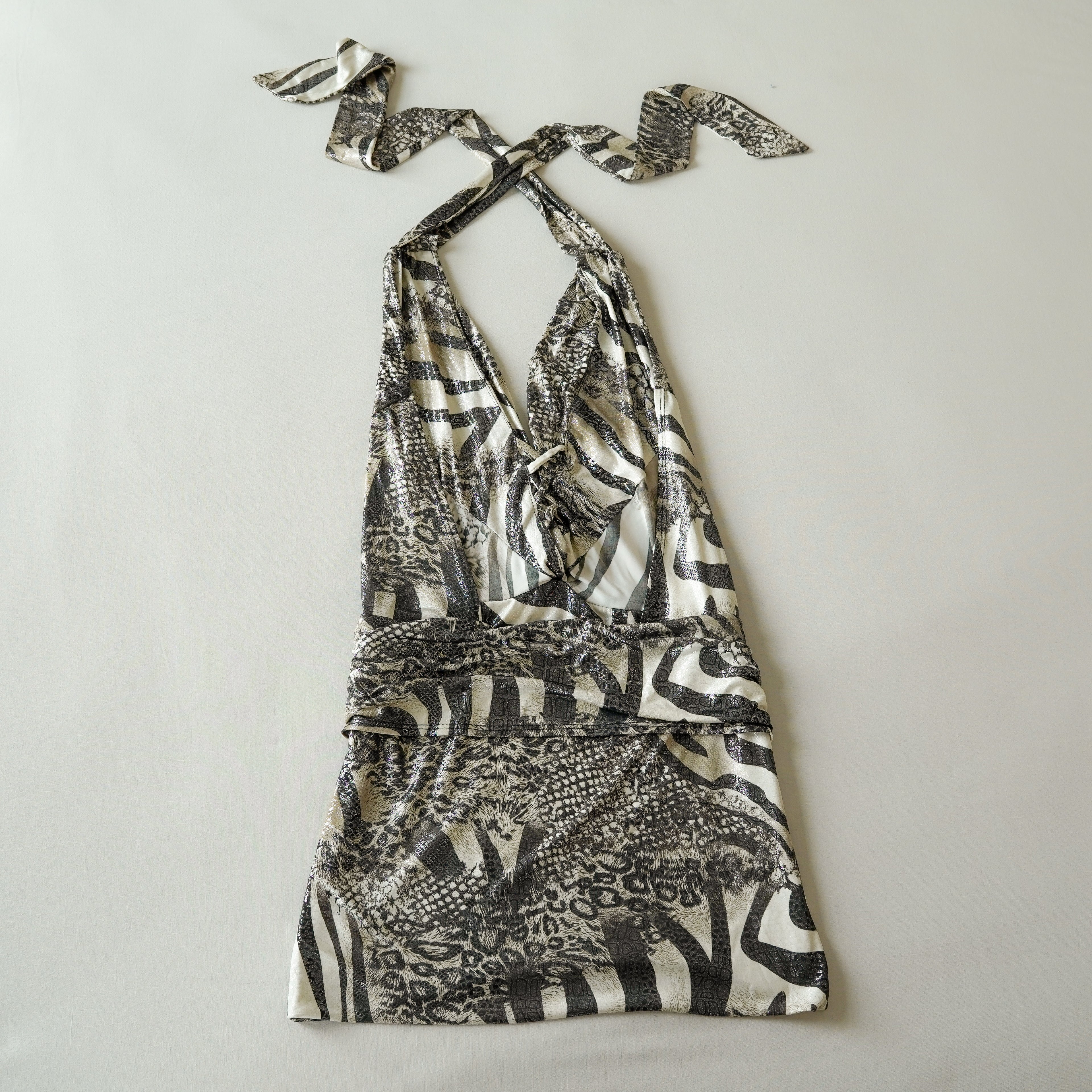 Y2K Animal Print Halter | Y2K | Medium