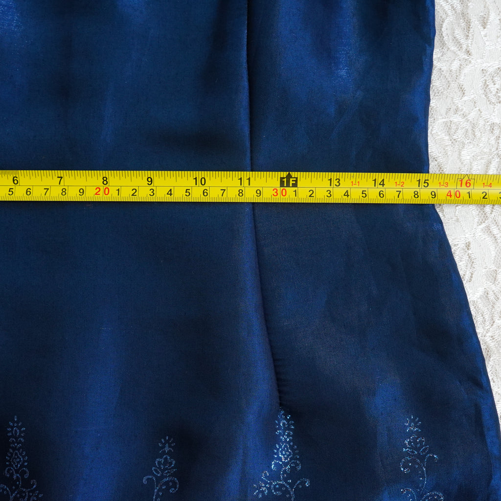 CDC Sapphire Blue Shimmer Sheath Dress | Size 6