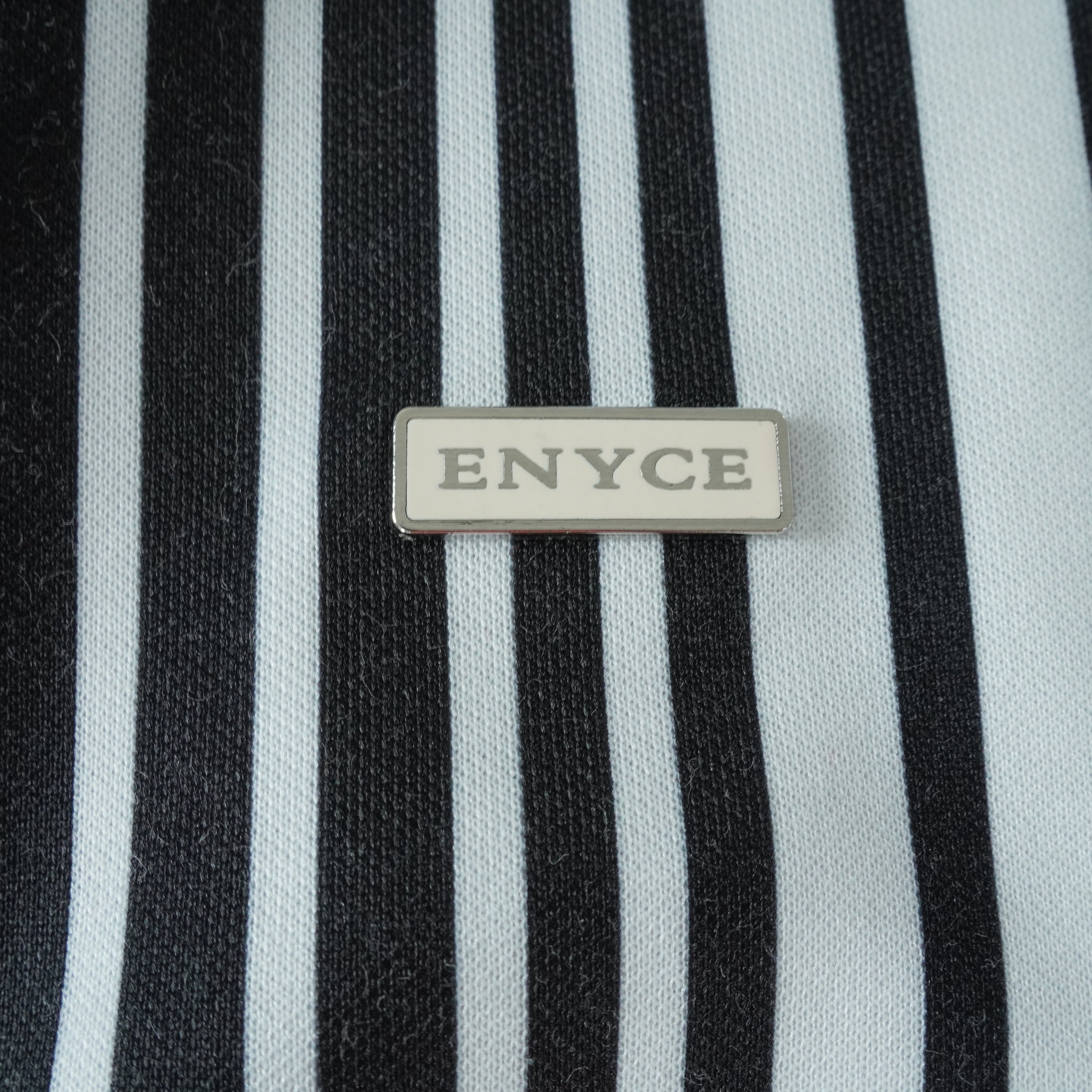 Enyce Black & White Pinstripe Track Jacket XXL Hip Hop Streetwear Y2K