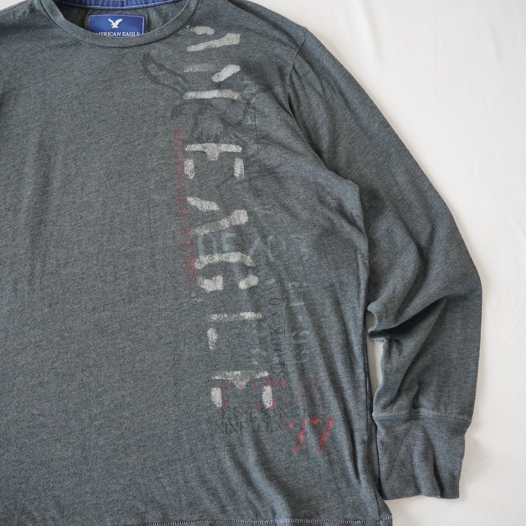 American Eagle Graphic Long-Sleeve | Y2K | XLarge