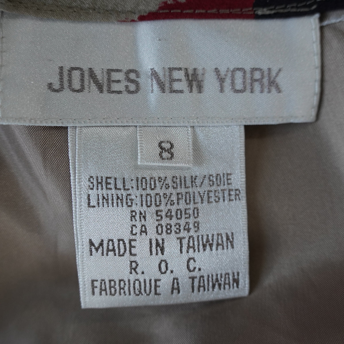 Jones New York Silk Wrap Midi Skirt | Vintage | Size 8