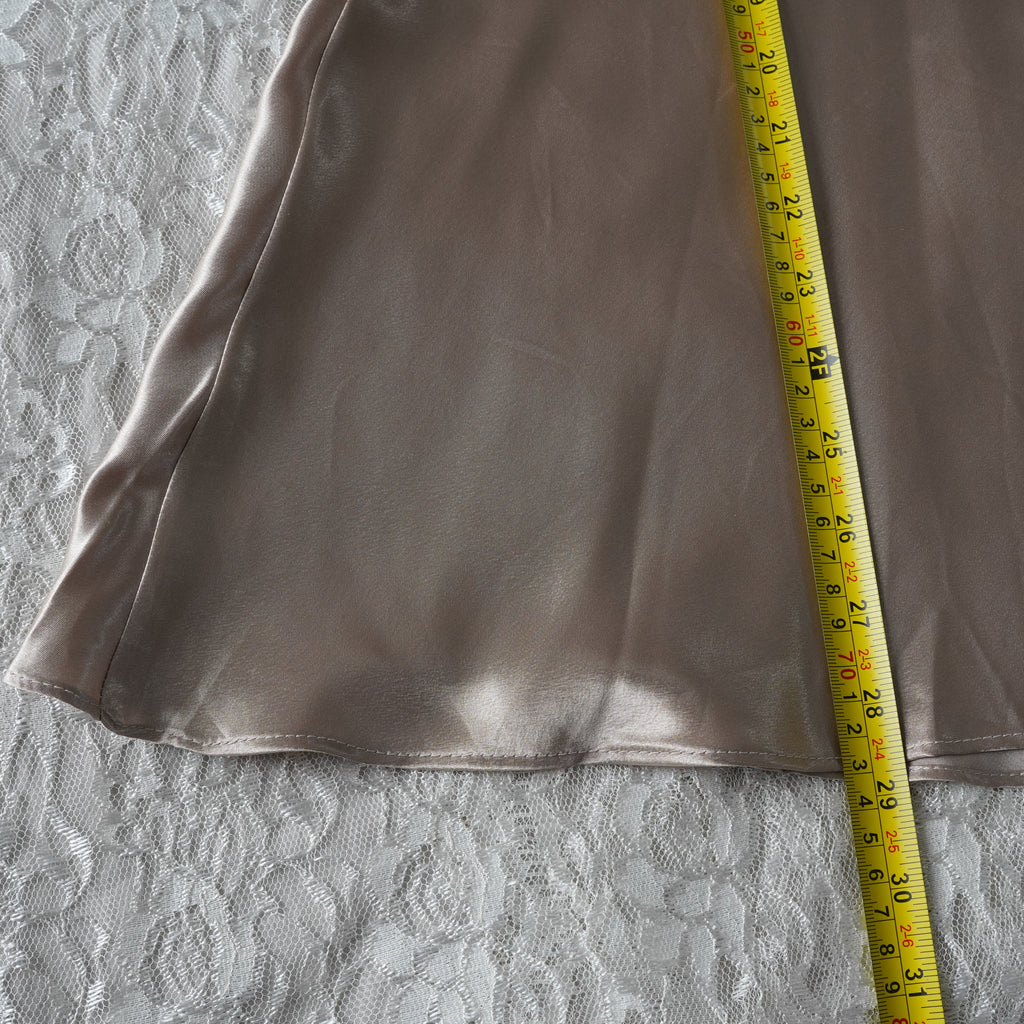 California Dynasty Expressions Satin Lace Dress | Y2K | Small