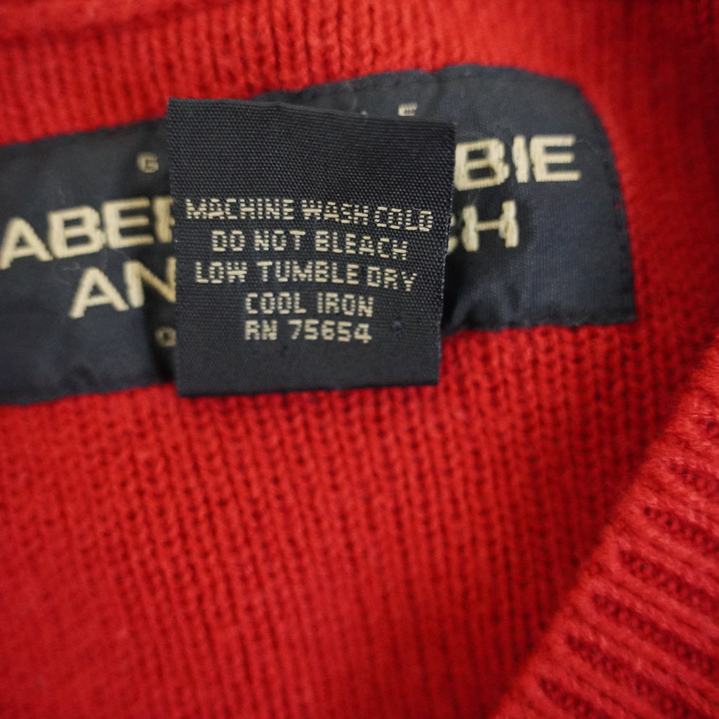 Abercrombie & Fitch V-Neck Sweater | Y2K | XLarge