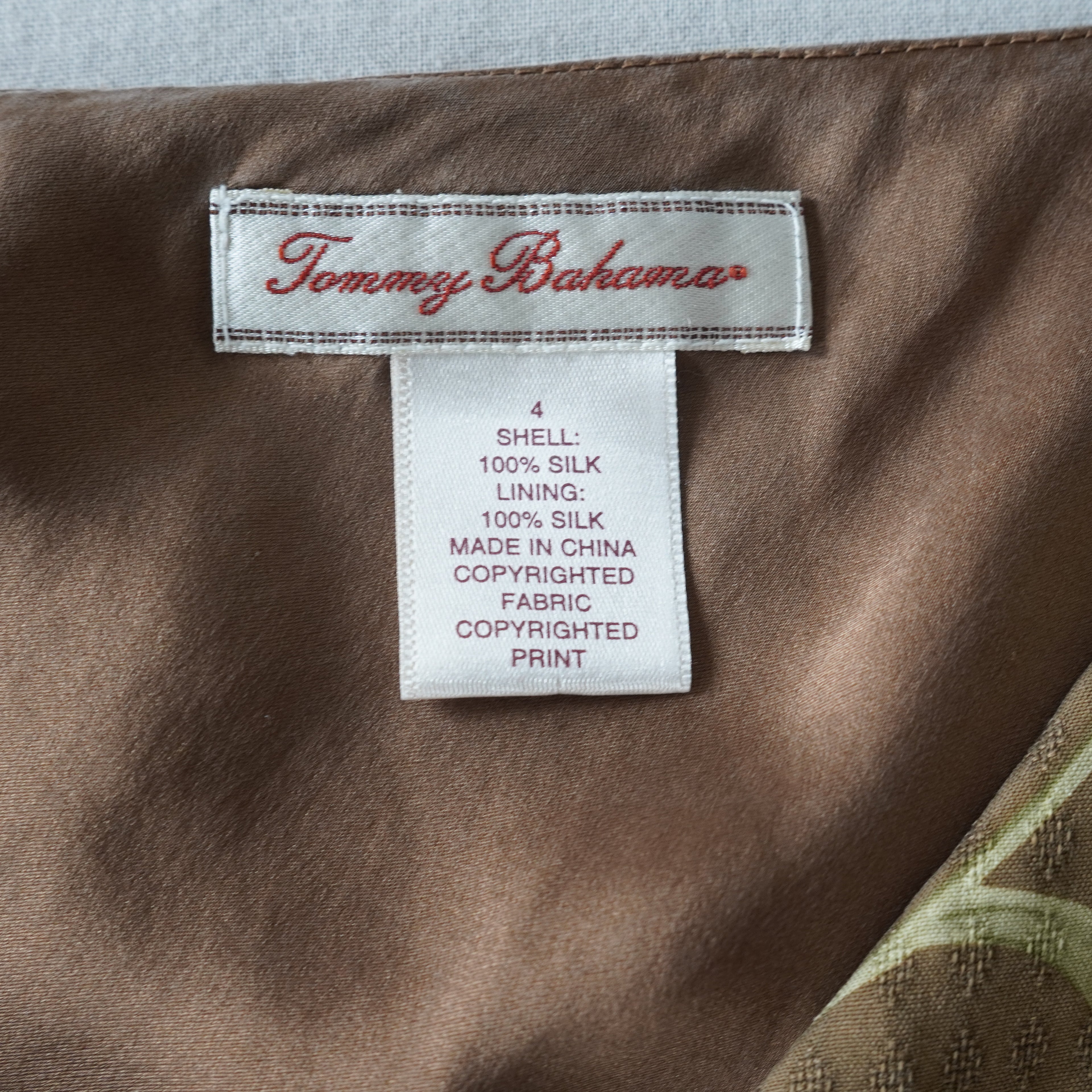 Tommy Bahama 100% Silk Tropical Floral Maxi Dress | Y2K | Size 4