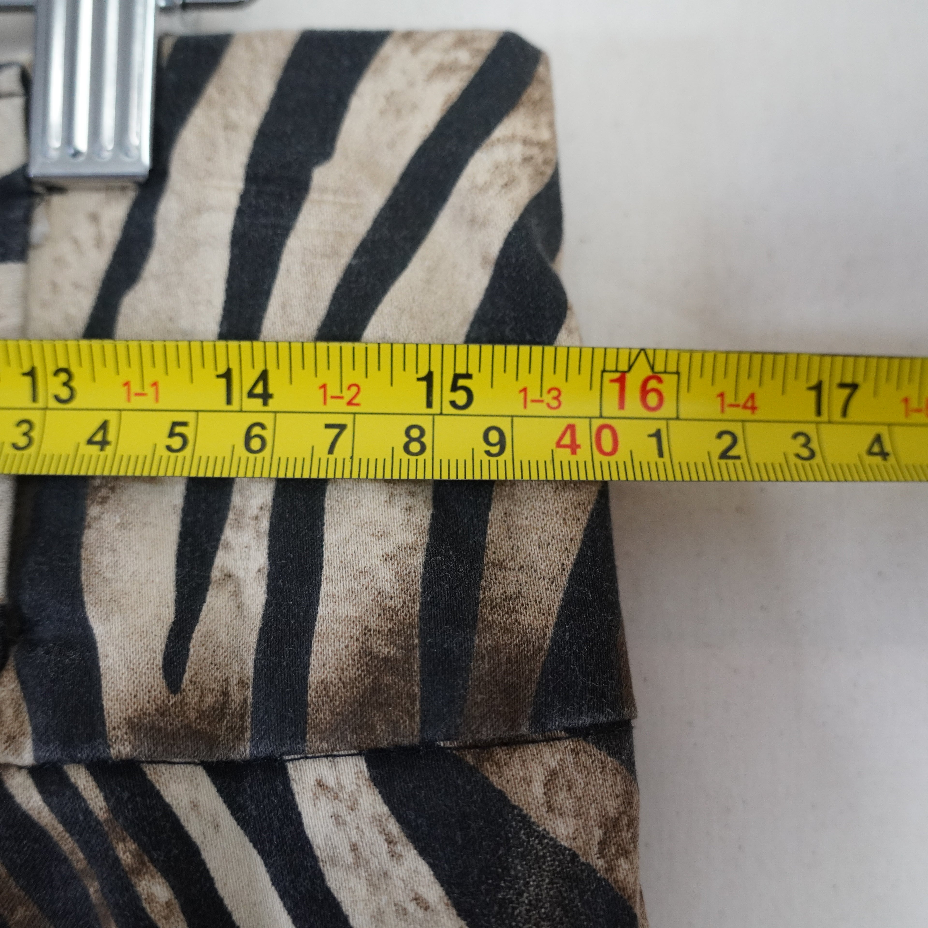 Event Zebra Print High Waist Pencil Skirt | Vintage | Large