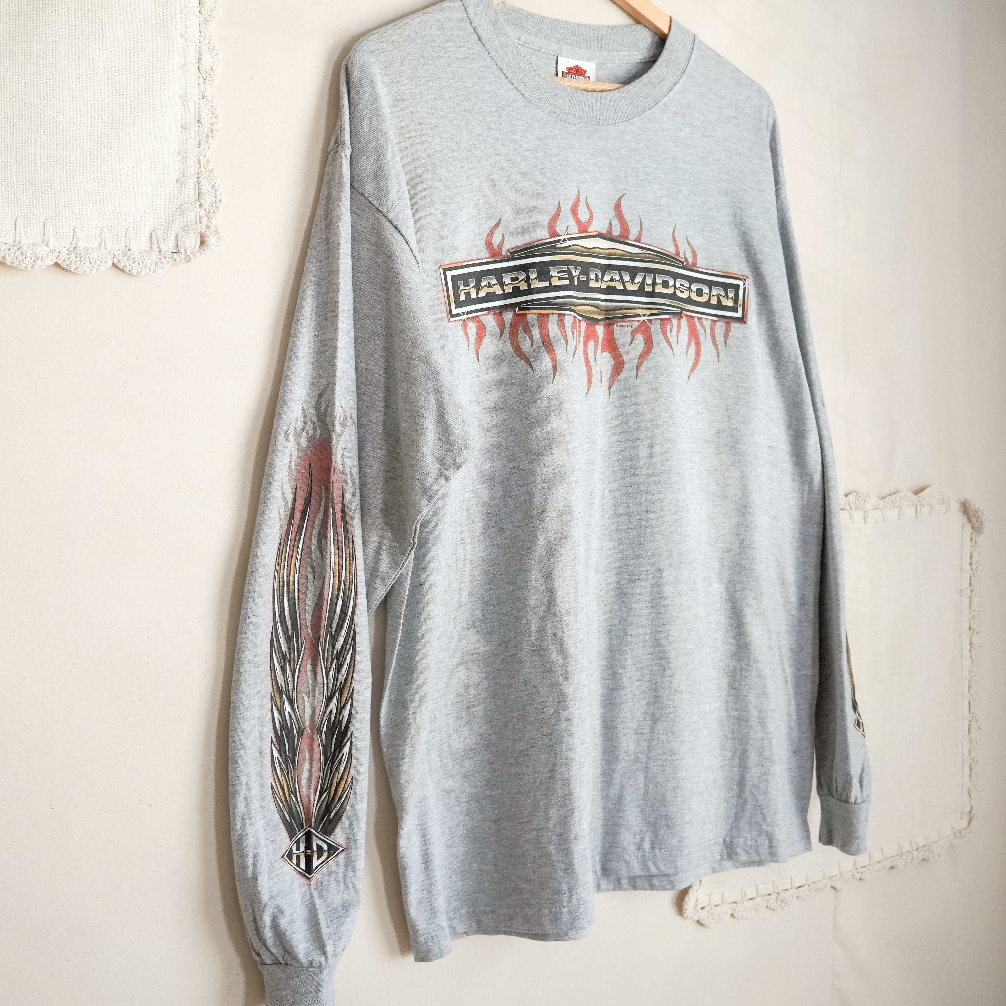 Harley Davidson Lake of the Ozarks Long Sleeve Shirt | Y2K | Large