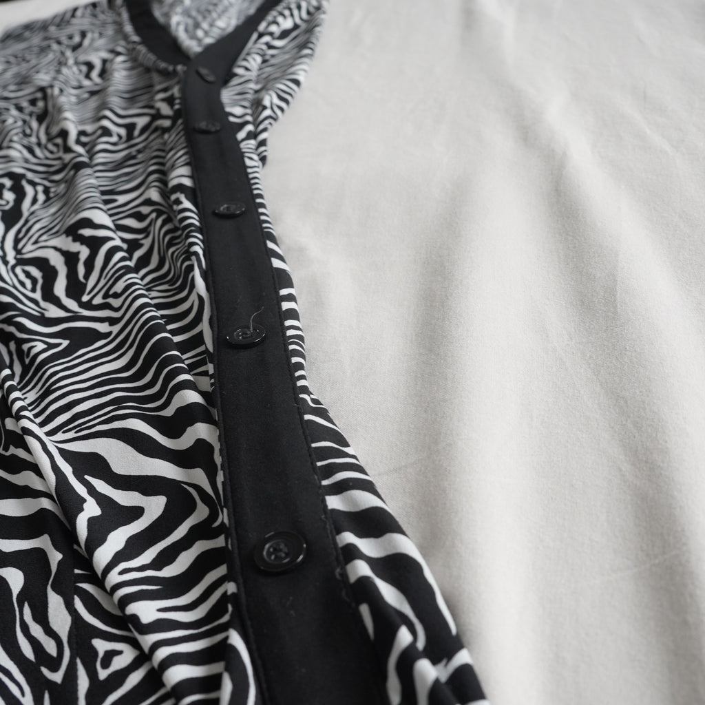 Glamour Zebra Print Maxi Dress | Y2K | Size 8