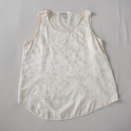 Angela Toro 100% Silk Tank Top | Vintage | Medium
