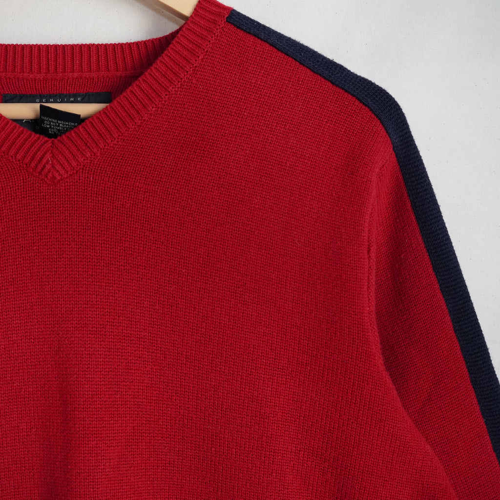 Abercrombie & Fitch V-Neck Sweater | Y2K | XLarge
