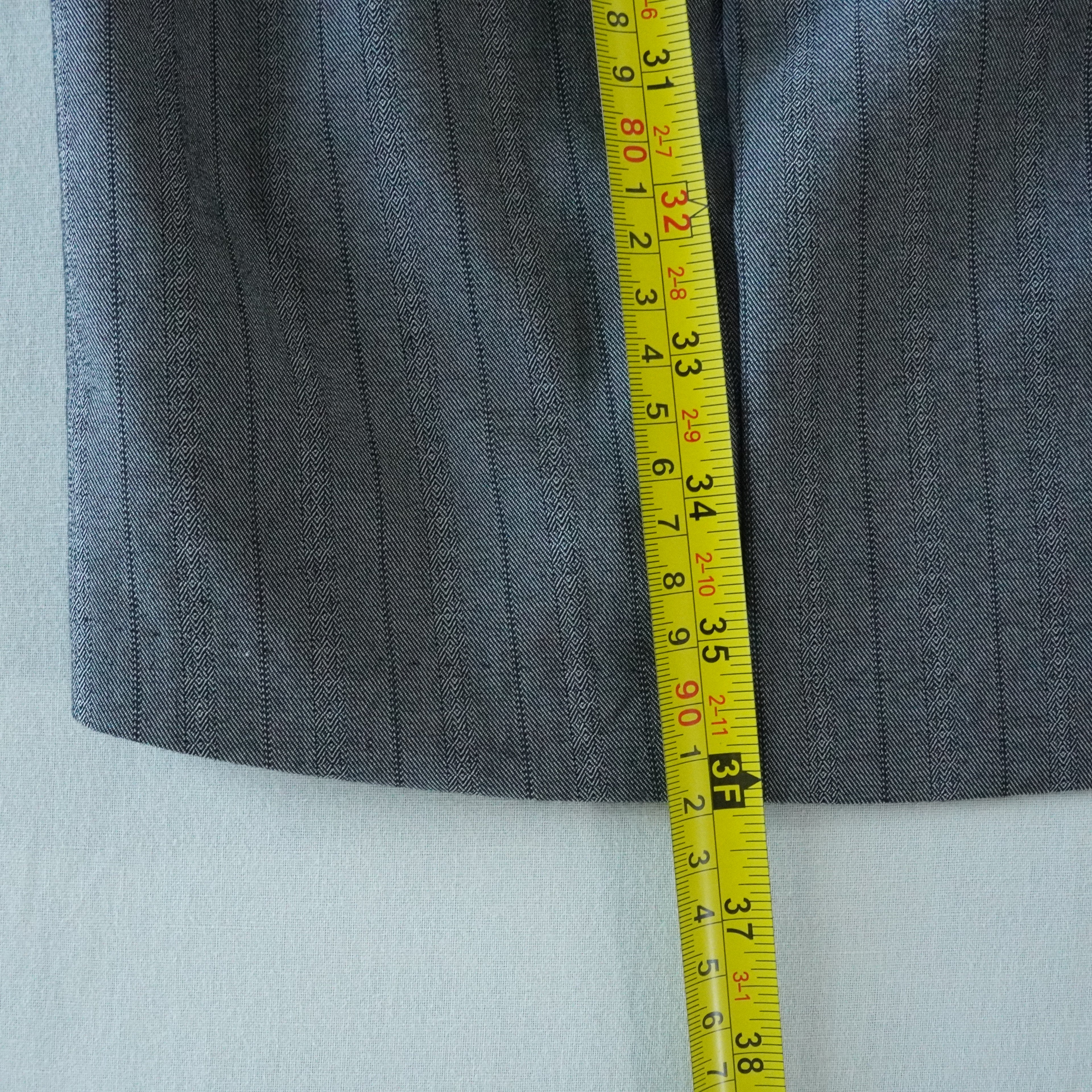 XOXO Gray Pinstripe Sheath Dress | Y2K | Size 1/2