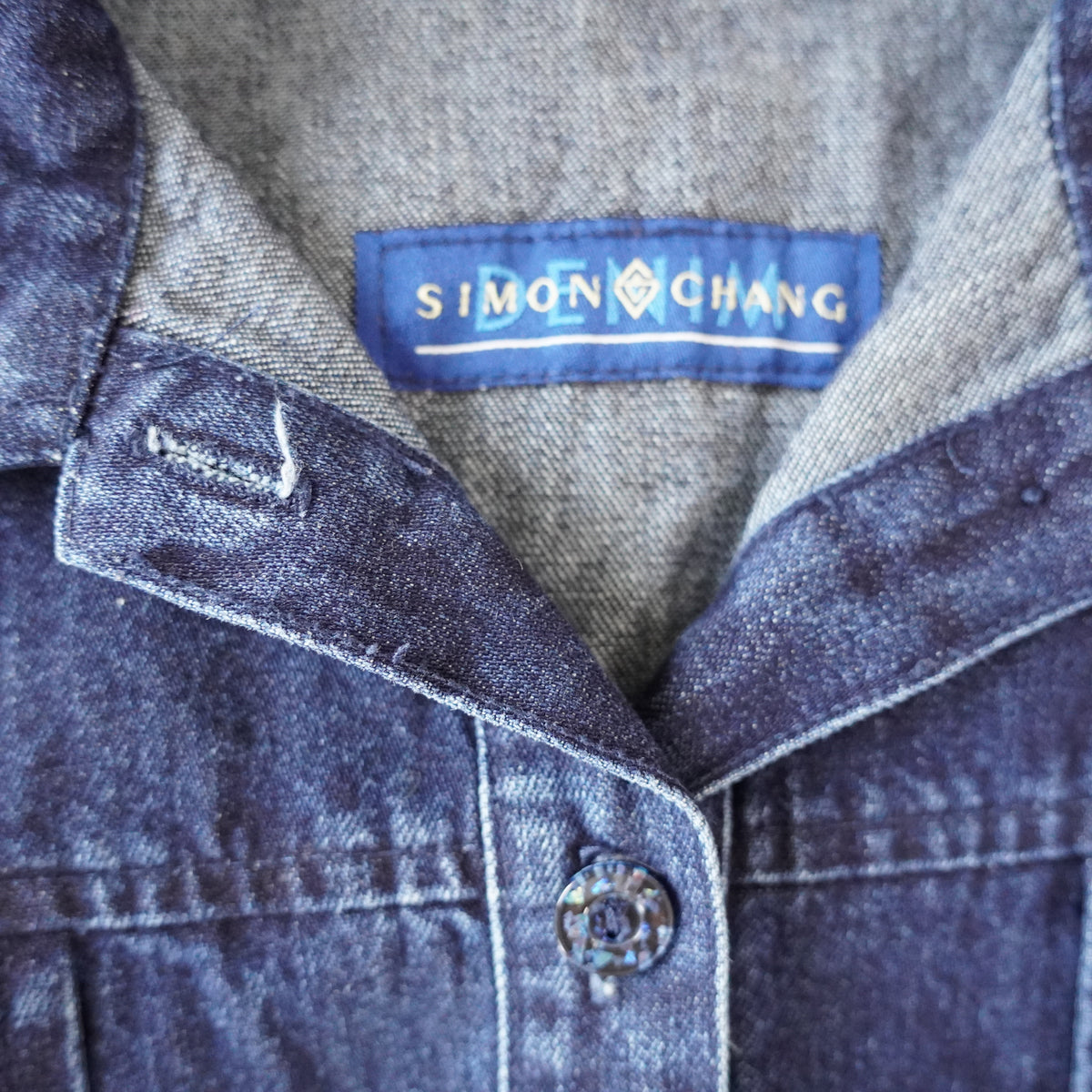 Simon Chang Denim Jacket | Vintage | Size 10